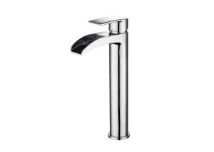 Quality High Rise Waterfall Basin Tap Deck Mounted Kitchen Mixer Tap T8112L wholesale