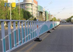 Quality Zinc Steel Municipal Guardrail Concrete Road Barrier Sliver Weather Resistance wholesale
