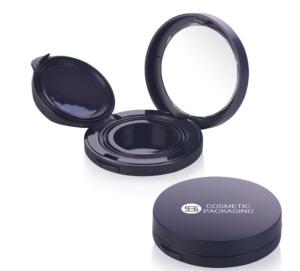 Quality Diamond Shape Air Cushion Foundation Case BB Cream With Mirror Round Pearl White wholesale