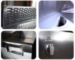 Electric Freestanding Teppanyaki Grill Table Special Alloy Steel Material