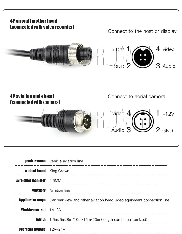 Wearproof Puer Copper Vehicle Aviation Cable Wire OD4.5mm PVC Quilt