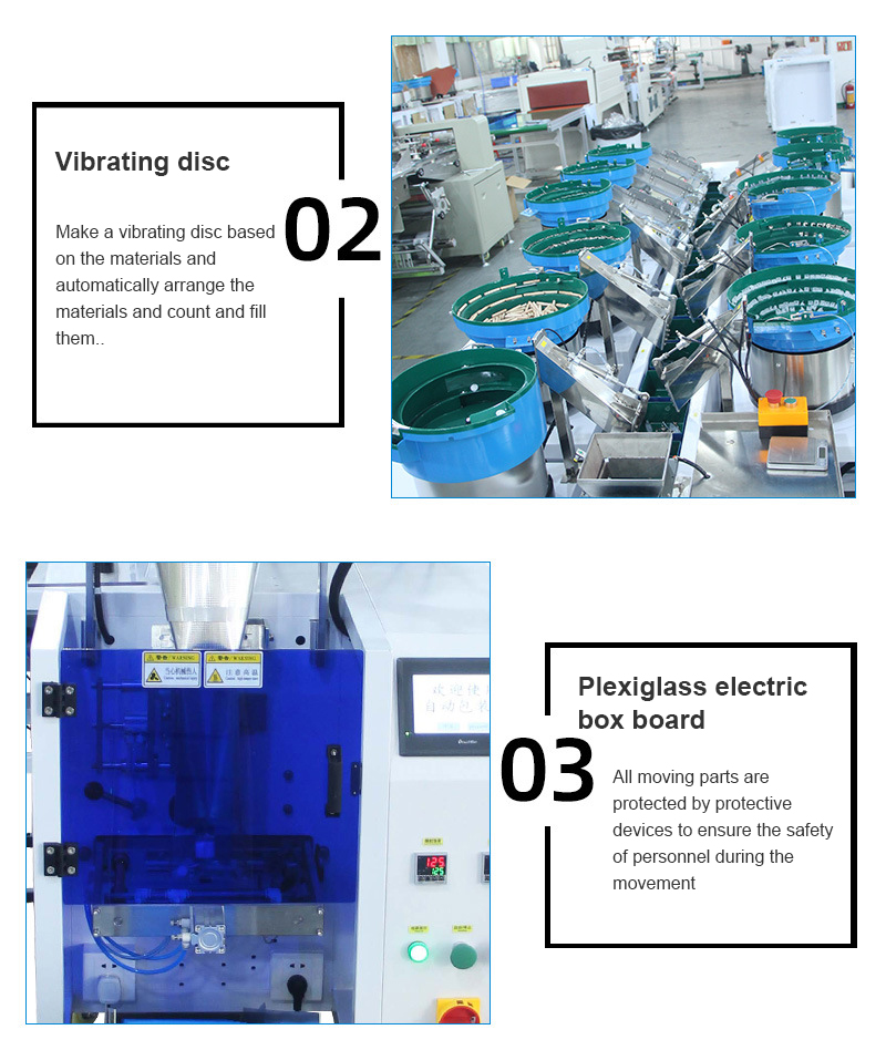 High-Performance Automatic Equipment Screw Hardware Accessories Plastic Pouch Packing Machine