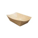 Grade Oil-Proof Food Paper Tray Boat Kraft Paper Boxes for Fast Foods and