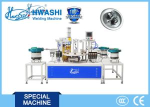 China Rotary Table CNC Welding Machine For Motor Run Capacitor Cover Plate on sale