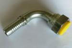 90 Degree BSP Industrial Hose Fittings Female 60 Degree Cone With Cr3 Zinc