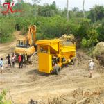 top quality small scale gold mining equipment trommel scrubber washing plant