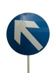 3KG Aluminum 3M Film Reflective Road Signs Manual Adjustment