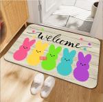 Children Playroom Rug Cartoon Rabbit Carpets For Entry-Exit Door