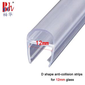 Quality 12mm Glass Door Pvc Seal Strip Clear With 2.2 Meters Length wholesale