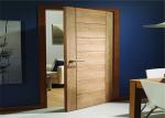 Flush Wood Composite External Front Doors Inward / Outward Opening Direction