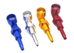 Quality Fashion Creative Metal Smoking Pipe Screw Design 83mm Length 30mm Diameter wholesale