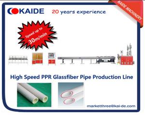Quality PPR Pipe Making Machine high Speed 30m/min wholesale