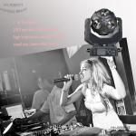 2016 New 12pcs*10w CREE RGBWUV Football Led Moving Head Disco Ball Lights Dj