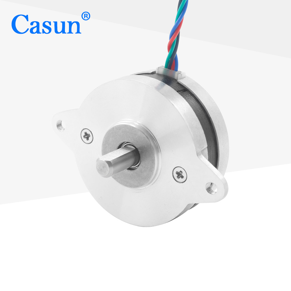 1.8 Degree NEMA 14 SMT Stepper Motor 6.6V 90mN.m Gear Shaft Permanent Magnet Motor