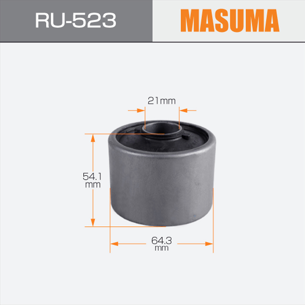 BJ-101 RU-523 MASUMA Vehicles Accessories Mountings bushing UBS69DW 4JG2 54500-AU000 54500-AU000 54501-AU010 for NISSAN PRIMERA