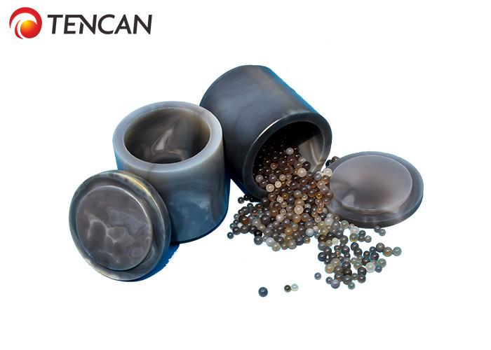 5-30mm Diameter Mixed Sizes Agate Mill Ball 7.2 Mohs For Soil Grinding