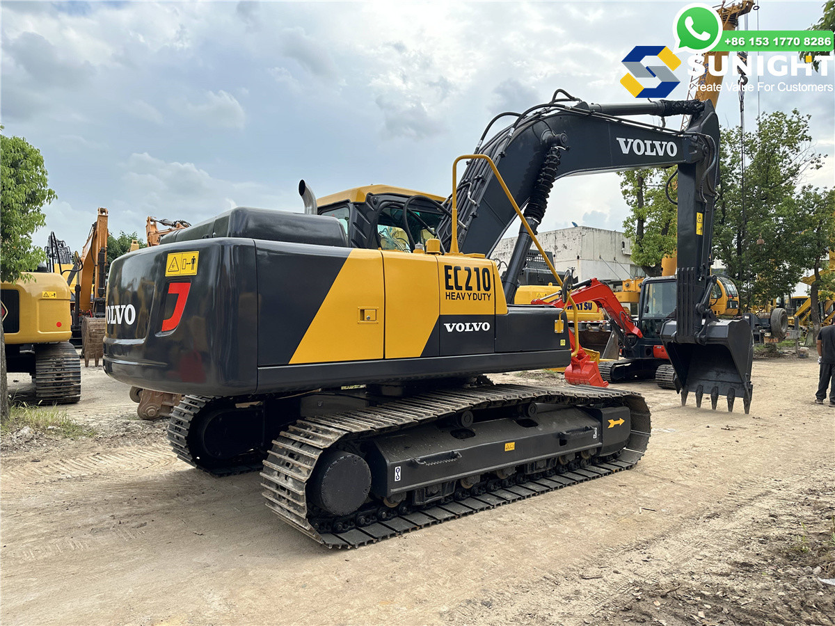 Used Excavators Volvo EC210 Hydraulic Crawler Volvo 210 EC210B EC210D Excavator