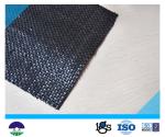 PET White Multifilament Woven Geotextile for railway construction 140G