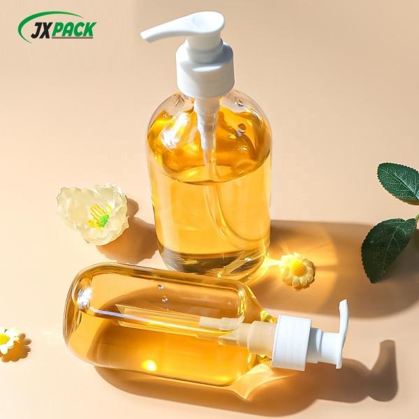 200ml 300ml 500ML PET Shampoo Body Wash Bottles Screen Printing For Luxury Hotel