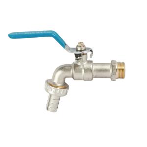Quality Antirust Brass Bibcock Valve Threaded With Handle 120-250g Lightweight wholesale