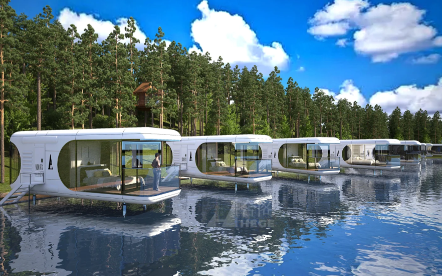 Modern Simplicity Expediency Advantage Luxury Space Capsule Prefabricated Modular Home