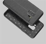 New design Soft TPU mobile phone case For Samsung Galaxy S9 Litchi leather TPU
