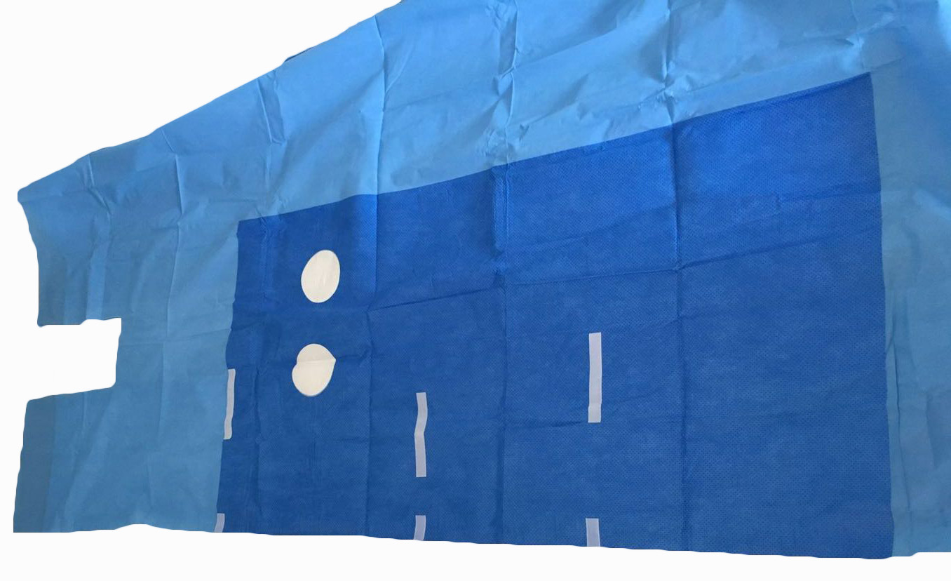 Disposable Angio/Cardiovascular drape/set/pack with incision film for hospital surgery
