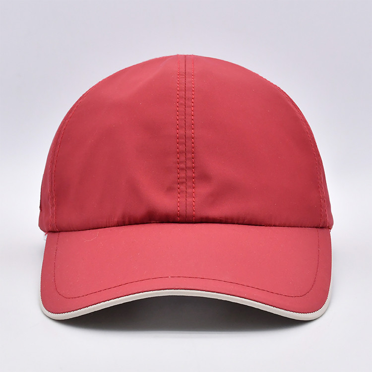 Custom Quick Dry UV/UPF ,Sunscreen Running Cap,Lightweight 6-Eyelets Breathable Sport Polyester Cap