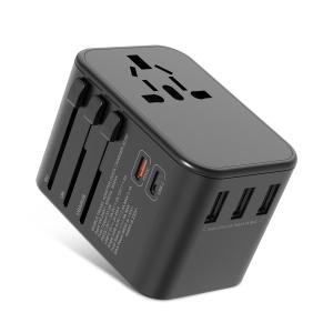 Quality Dual C33.5W PD Universal Travel Adapter Electric Plug Socket wholesale