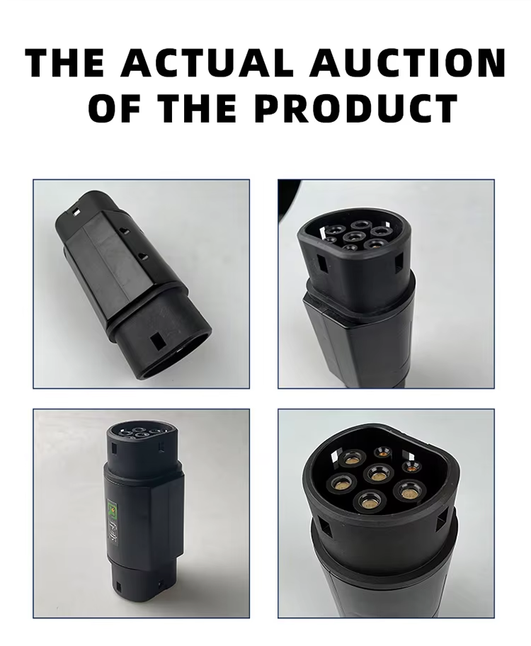 GBT to Type2 Adapter 32A Waterproof IP55 Grade for Energy Electric Vehicle Charging Connector 380V
