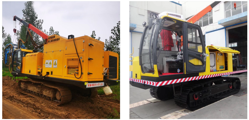 Crawler-Type Mobile Power Station for Long-Distance Pipeline Construction