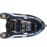 Hypalon Or PVC RIB 480B Rigid Inflatable Boat With Outboard , Rigid Inflatable