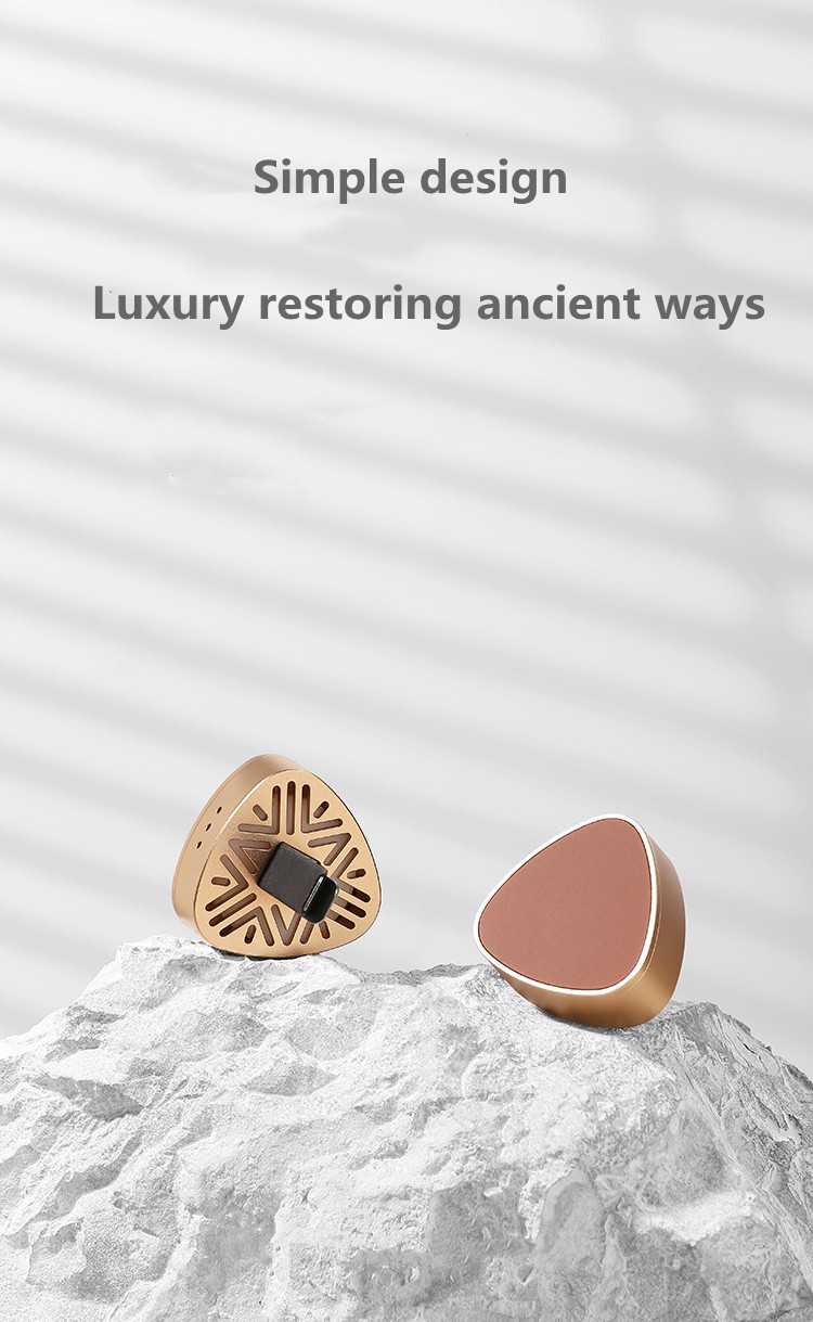Rose Gold Auto Perfume Diffuser Organic Custom Classic Style Anodized