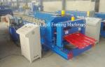 45# Steel Corrugated Glazed Tile Roll Forming Machine 0.4 - 0.6mm Hydraulic