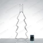 Crystal Whisky Glass Clear Triangle Shape Wine Bottle Perfect for Brandy