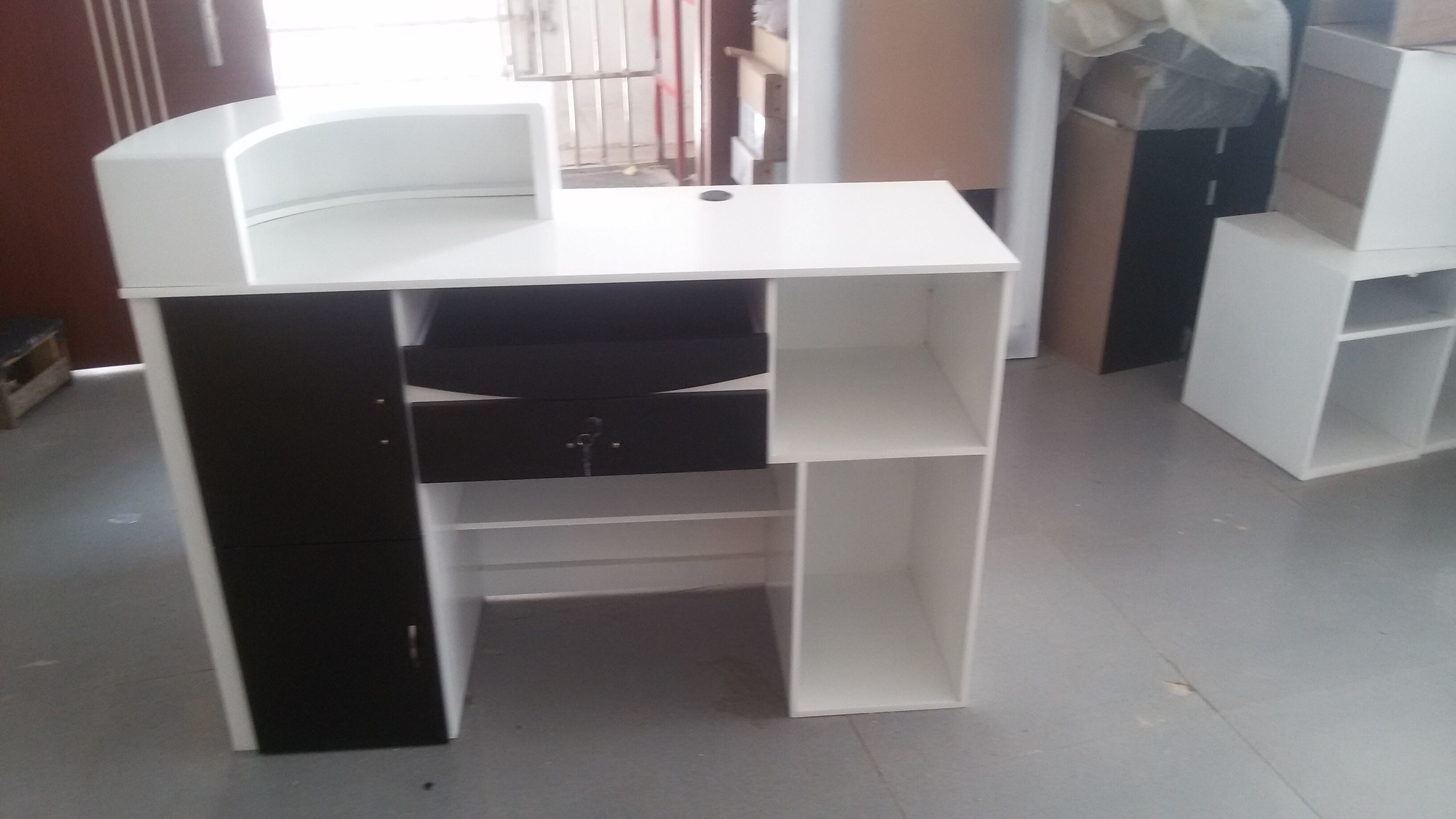 white reception counter supermarket modern checkout counter reception desk beauty salon