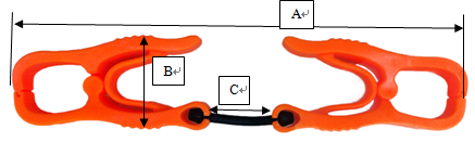 Custom Design Work Glove Belt Clips Loop Type For Keep Your Gloves Handy