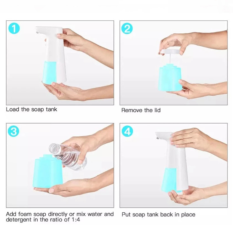 0.26S No Touch Hand Soap Dispenser 250ML FCC Countertop