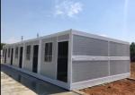 Steel Door Folding Container House Flat Pack Prefabricated 20ft 40ft