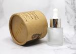 Empty Cosmetic 20 Ml Frosted Glass Hair Oil Packaging Bottles Wih Paper Tubes