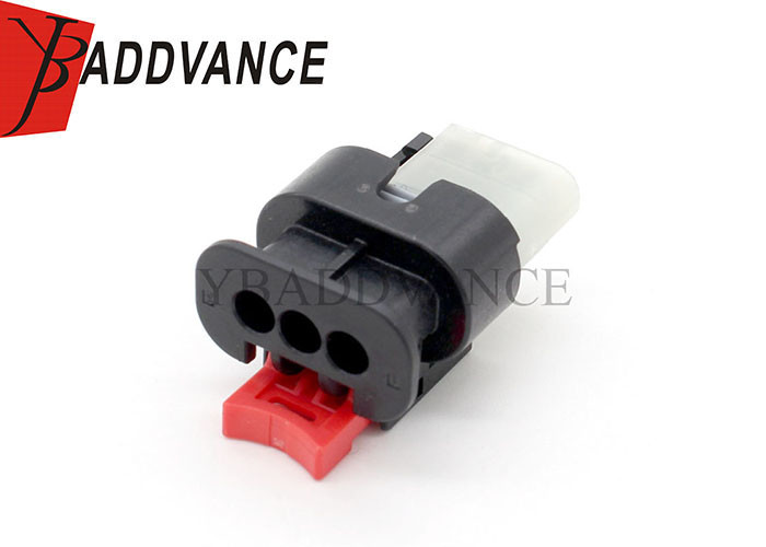 Sealed 3 Way Female VW 3-1-207 TE Connectivity AMP Connectors