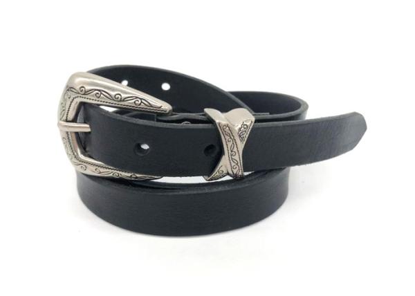 Business And Casual Womens Genuine Leather Belt / Slim Vintage Western Waist