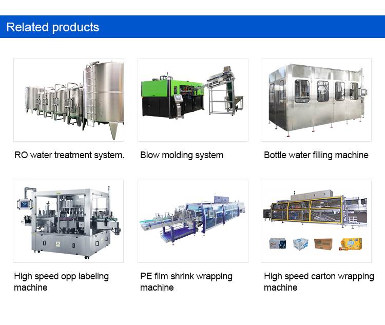 3P 7.5kw 2000ml Bottled Water Filling Machine Mechanical Driven