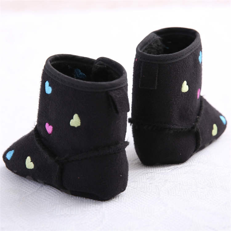 Norht Europe Winter snow warm cotton walking shoes star Newborn toddler baby boots booties