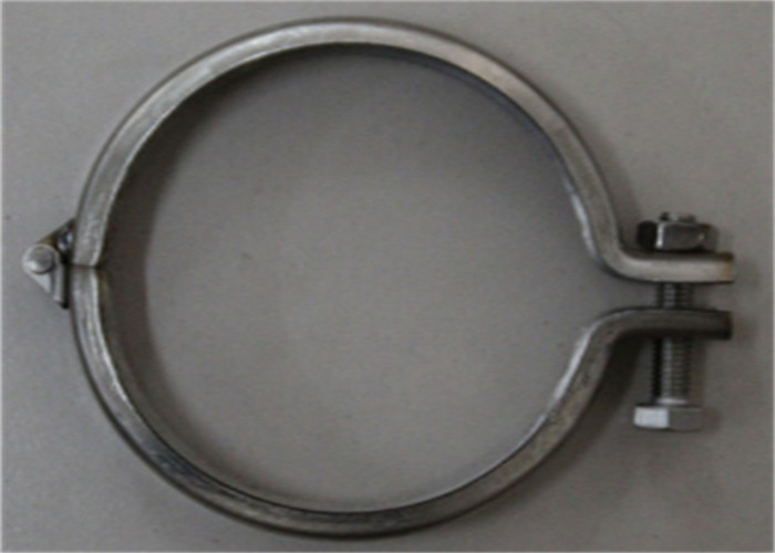 Welding Heavy Duty Galvanized Pipe Clamp Stainless Steel With Connect Bracket