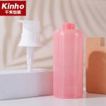 32MM 350ML 750ML Round Shouder Empty Lotion Containers 4cc Pump Cylindrical