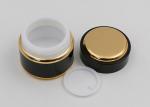 Aluminum Black Blue Glass Cosmetic Jars Cream Packaging High End Luxury