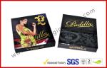 1.5MM Cardboard Golden Foil Cigar Gift Box , Magnetic Electric Cigarrettes