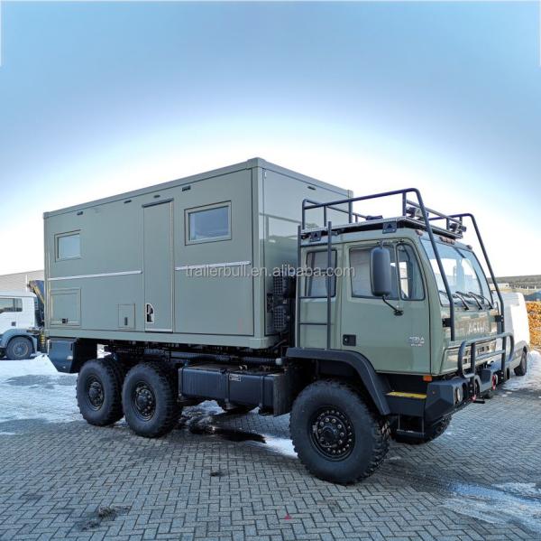 18ft Square Expedition Motorhome Truck Camper Shell for DIY Overland and Road