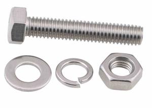Quality Bolt And Screw Stainless Steel M4 M8 stainless steel hex bolt and hex nut DIN933 wholesale